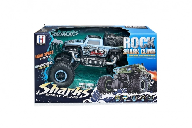 RC avto Rock Shark zeleno