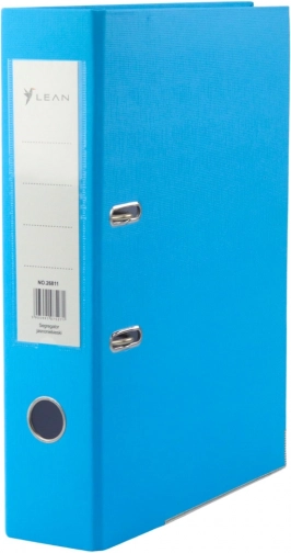 A4 registrator za dokumente 80 mm moder s vzvodnim mehanizmom