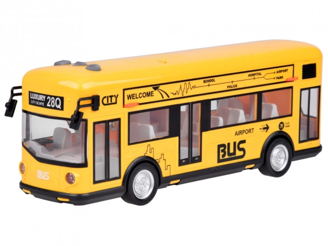 Rumeni parti avtobus odpiranje vrat zvoki luči glasba ZA5222