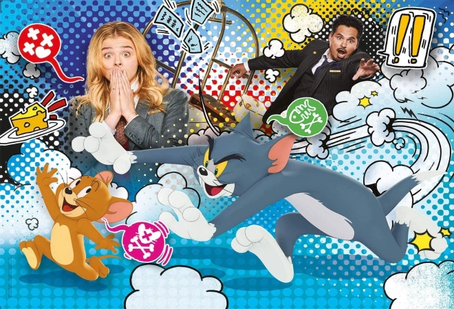 Maxi sestavljanka s 24 deli Tom in Jerry