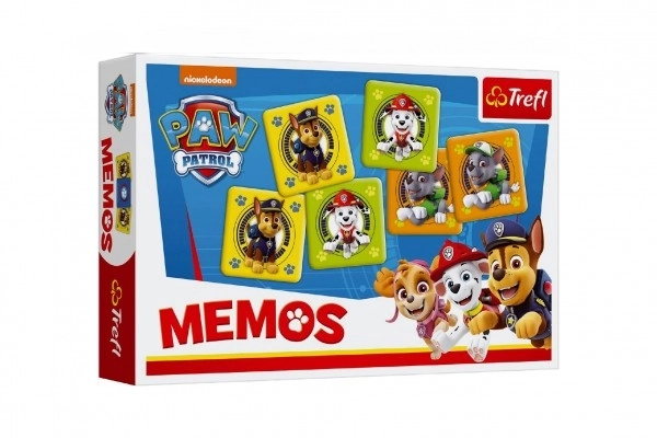 Pexeso papirnati Paw Patrol/Tačkovska patrulja družabna igra 30 kosov v škatli 21x14x4cm