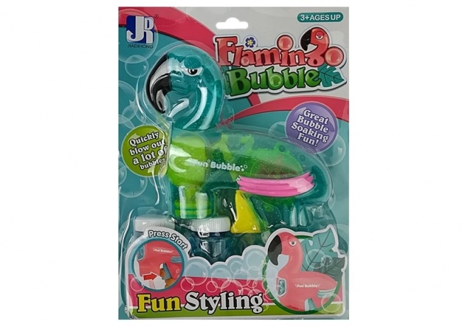 Pištola za mehurčke moder flamingo