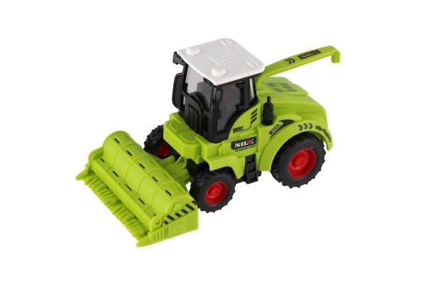 Plastičen kombajn 7x12cm na vztrajnik 2 vrsti