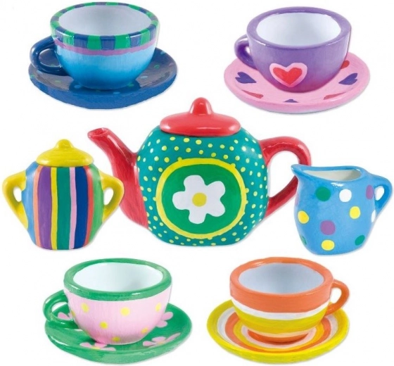 Popoln miniaturni čajni servis