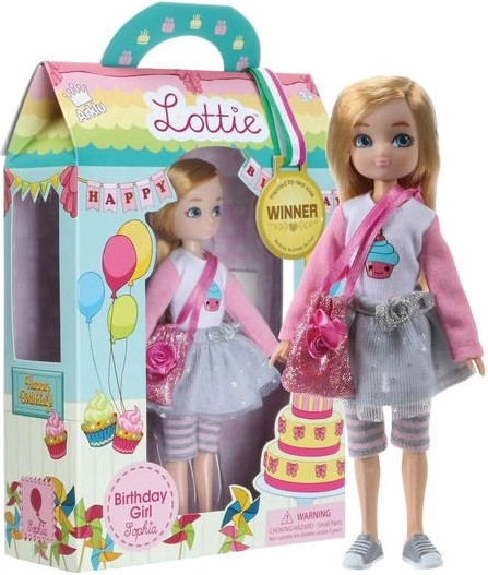 lottie punčka rojstnodnevno dekle sophia