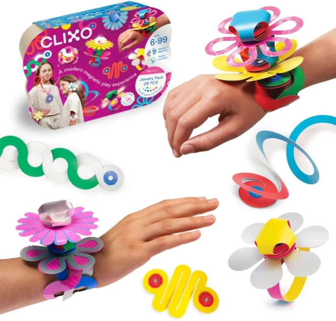 Clixo Jewelry Pack Kreativni paket kock za izdelavo nakita - 28 kos