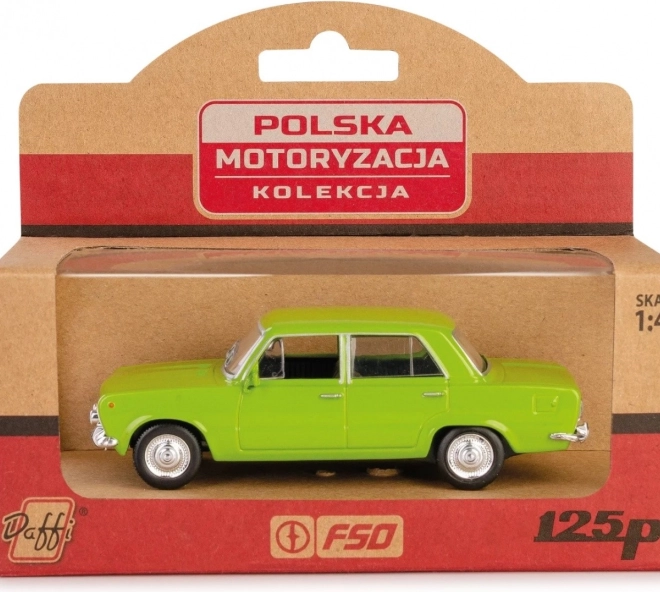 Model avtomobila PRL Fiat 125p zelen