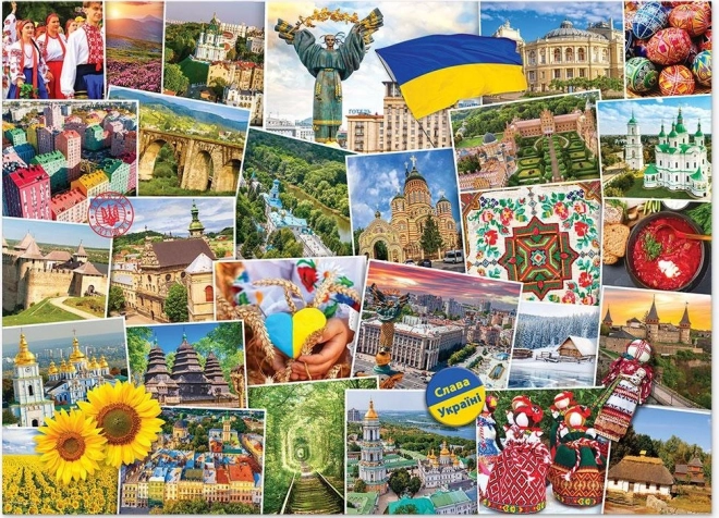 Sestavljanka EUROGRAPHICS Ukrajina 1000 kosov