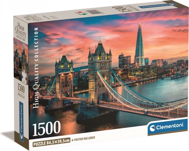 Sestavljanka 1500 kosov Compact London Twilight