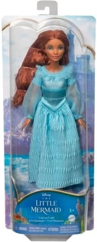 Disney Mala morska deklica Ariel modna punčka na kopnem v značilni modri obleki – Ariel