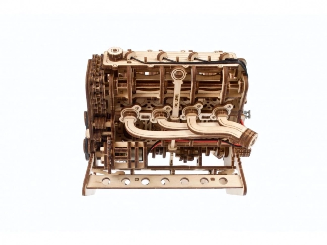 Ugears 3D lesena sestavljanka motor V8