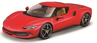 Ferrari 296 GTB v merilu 1:18 Rdeč - Bburago