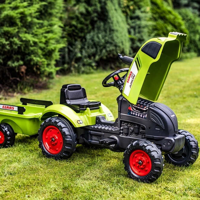 Traktor s pedali Claas Arion 410 z voznikom