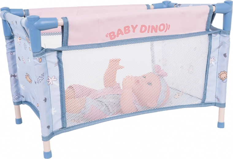 Potovalna posteljica z zračnimi stranicami