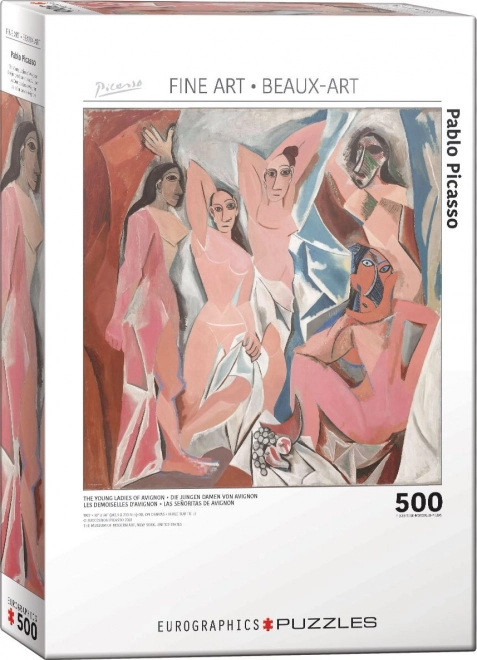 EUROGRAPHICS kvadratni puzzle Avinjonske gospodične 500 kosov