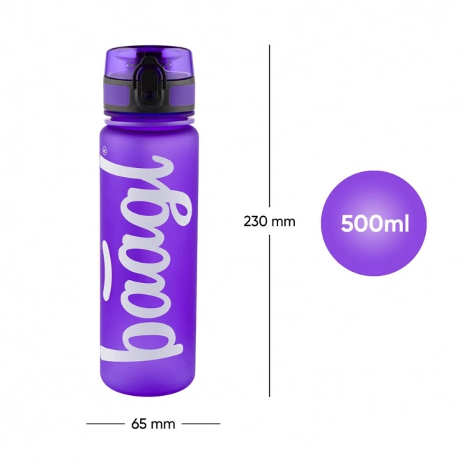 Vijolična Tritanova Steklenica za Pitje 500ml Baagl