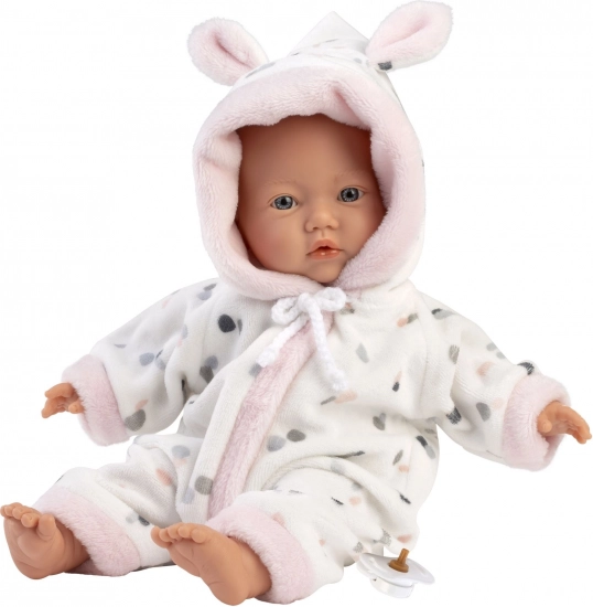 Realistična punčka LITTLE BABY z mehkotkano telesom 32 cm