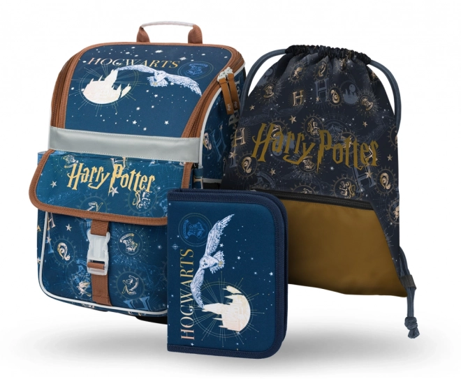 BAAGL 3 SET Zippy Harry Potter Bradavice: aktovka, peresnica, vrečka
