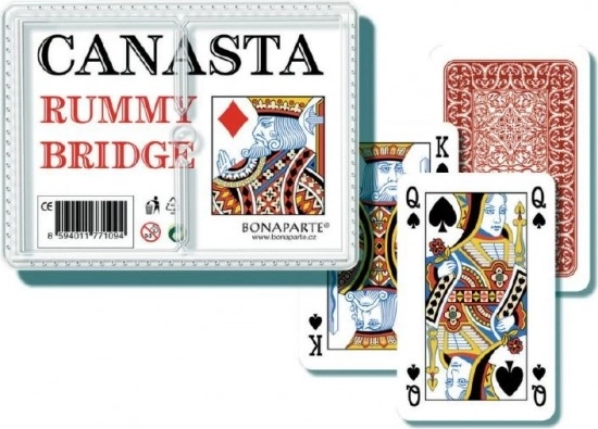 Kartna igra Canasta v plastični škatlici