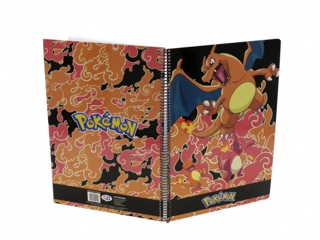 Pokémon blok A4 s kovinsko vezavo - Charmander