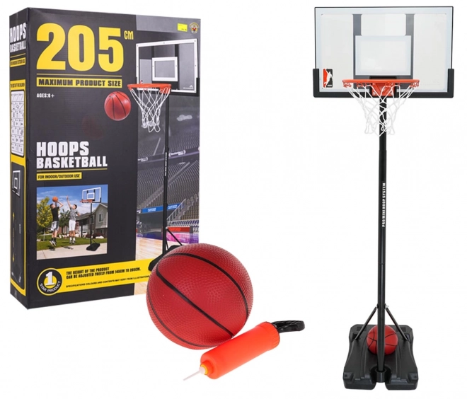 Košarkarska žoga 205 cm + oprema