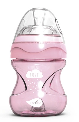 Steklenička Cool 150ml, Svetlo roza