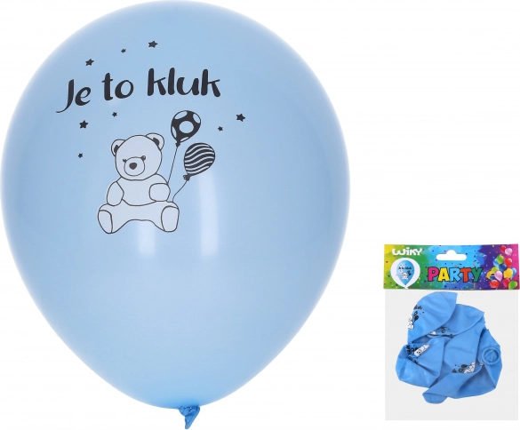 Napenljivi baloni 30 cm – Deček je (set 5 kosov)