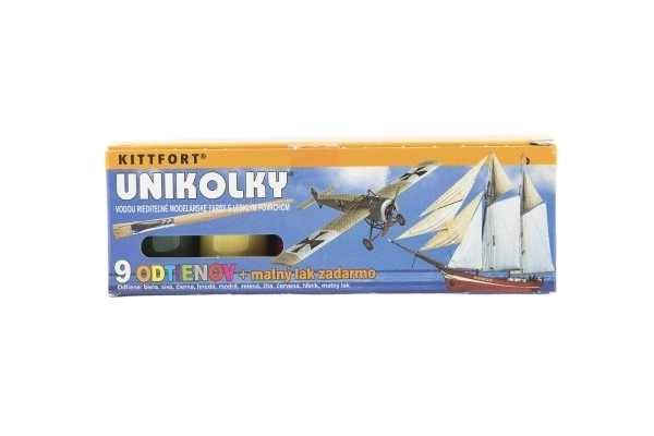 Unikolky modelarske barve set