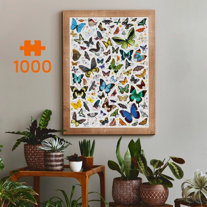 Sestavljanka Puzzlove Metulji 1000 kosov