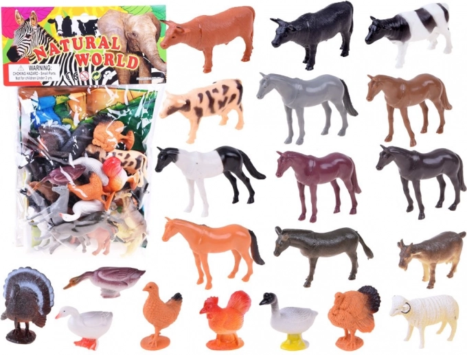 Živali s kmetije – set 20 figuric