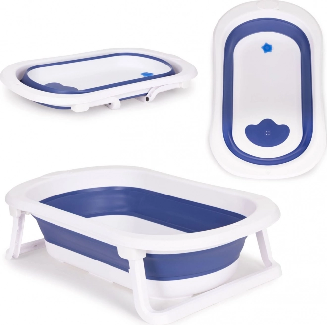 ECOTOYS Zložljiva banjica, modra