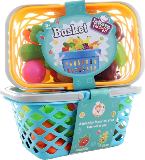 Praktična košarica s pokrovom in ročaji