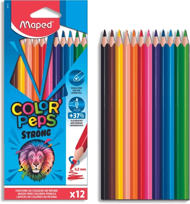 Barvice Maped Color'Peps Strong - set 12 kosov