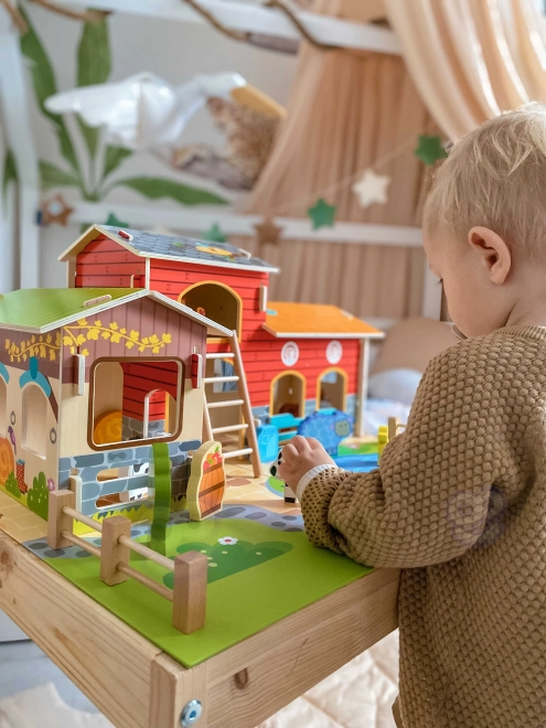 Mega Farma živalske figurice hlev in kokošnjak 18 kos