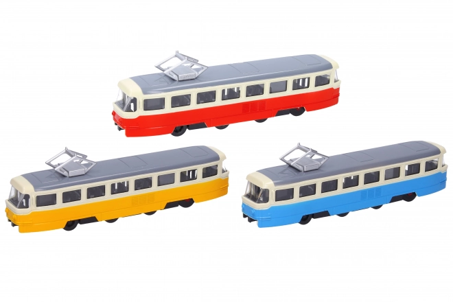 Kovinska tramvaj z učinki 16 cm
