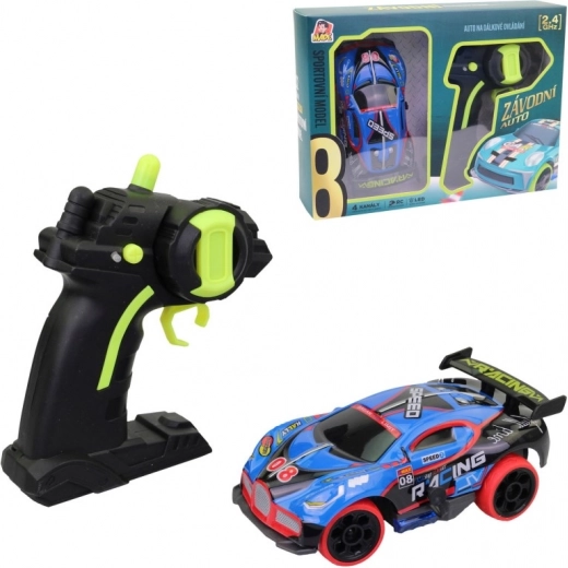 RC dirkalni avto 2,4 GHz 1:32 z LED, 13 cm