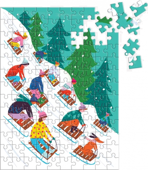 Mini puzzle Sankanje - 100 kosov