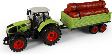 Traktor s prikolico za les 45 cm
