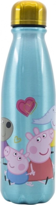 Aluminijasta steklenica za pitje Pujsek Pepa 600 ml