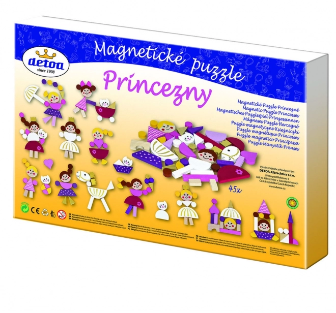 Magnetne sestavljanke Princeske v škatli 33x23x3,5cm