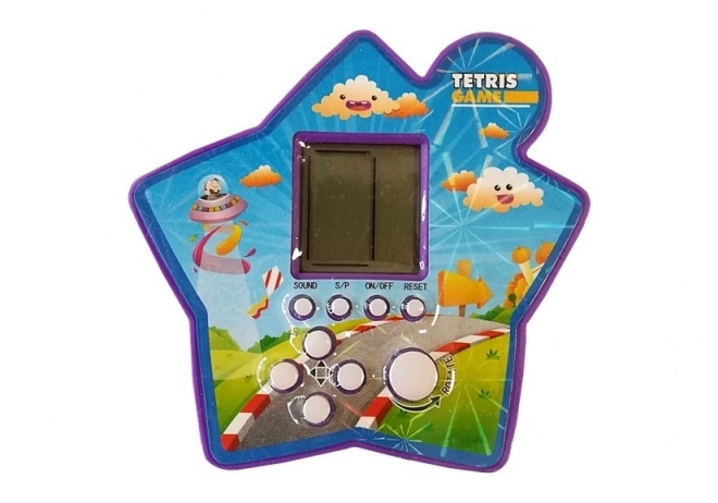 Elektronska žepna igra Tetris zvezda vijolična