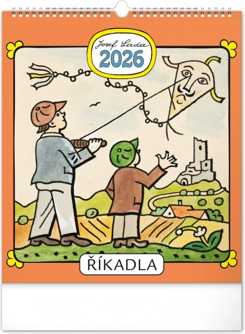Stenski koledar Josef Lada - Rečni Čas 2026