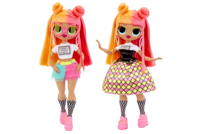 L.O.L. Surprise! OMG Velika sestra, 2 obleki – Neonlicious