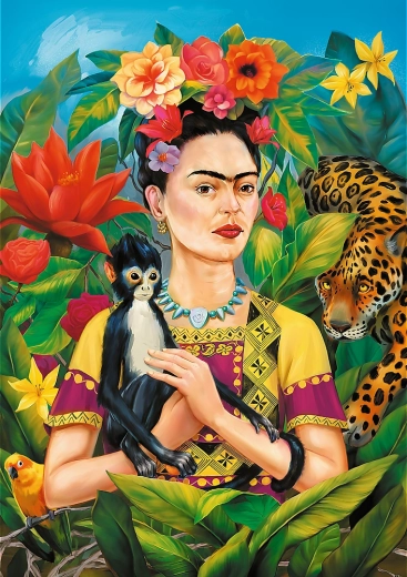 Trefl sestavljanka Premium Plus – portret Fride Kahlo, 1000 koščkov