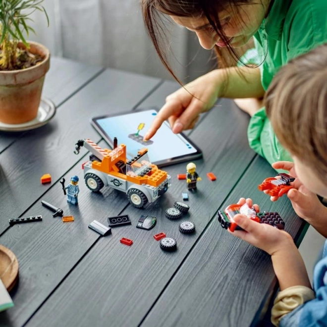 LEGO City 60435 Vlečno vozilo in popravilo športnega avtomobila