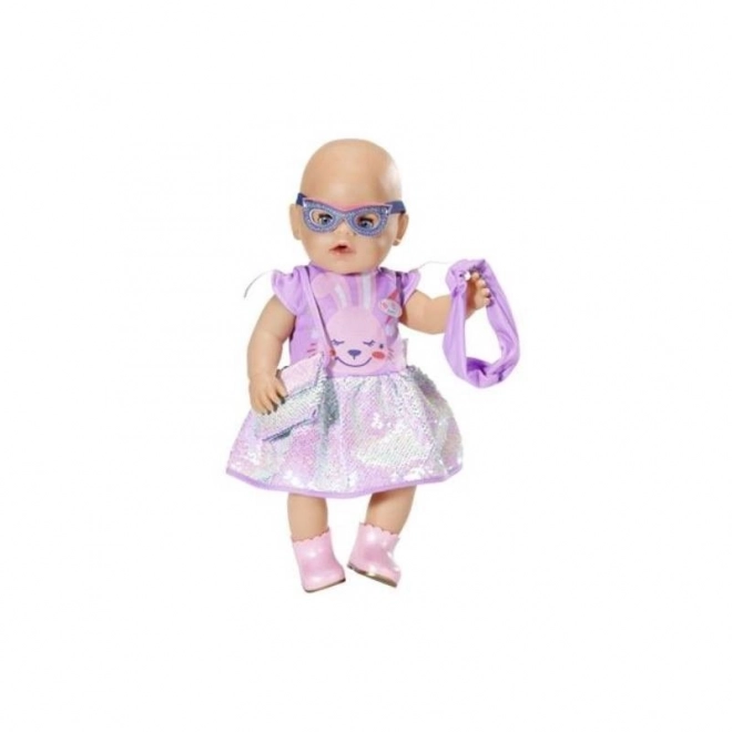 BABY born Set z oblekci Deluxe Rojstnodnevna izdaja, 43 cm