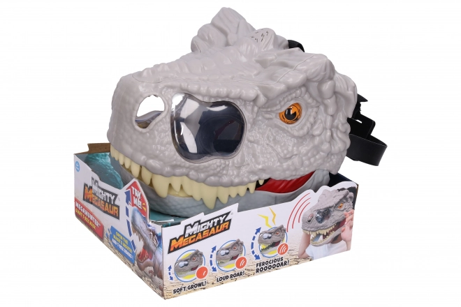Dinozavrova maska za glavo z učinki 28 cm
