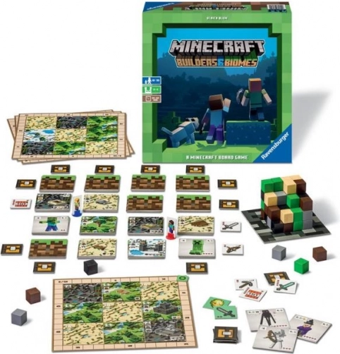 Namizna igra Minecraft Ravensburger: Graditelji in Biomi