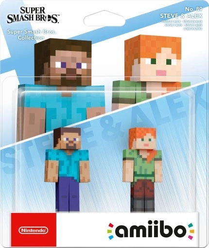 Amiibo Smash – Steve in Alex (2‑paket)