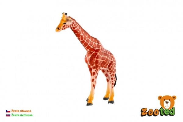 Žirafa mrežasta zooted plastika 17cm v vrečki